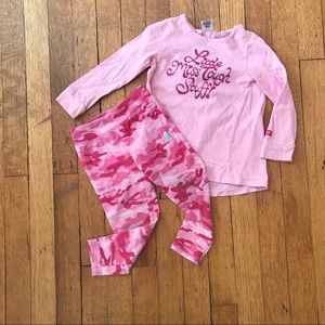 Carhartt Little Miss Pink Camo Set